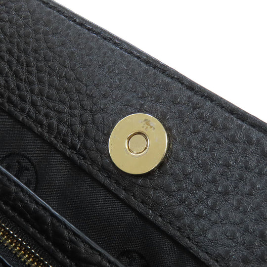 Tory Burch Tote Bag leather black logo