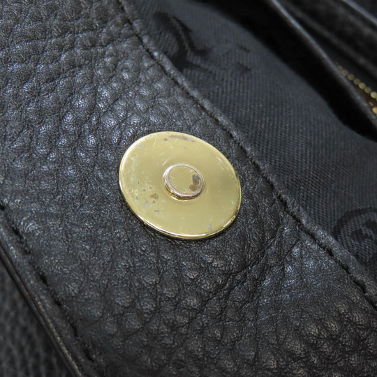 Tory Burch Tote Bag leather black logo
