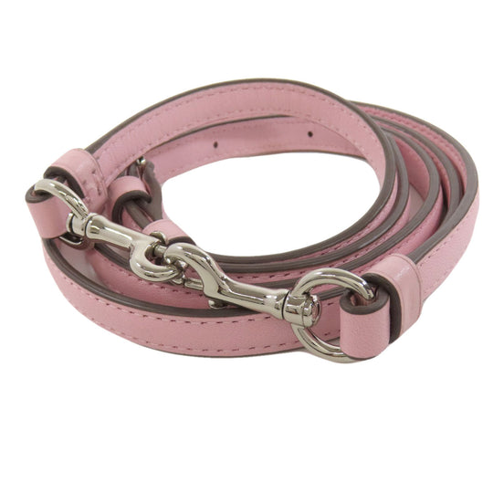 COACH Handbag 37018 leather pink 2WAY Women Used Authentic