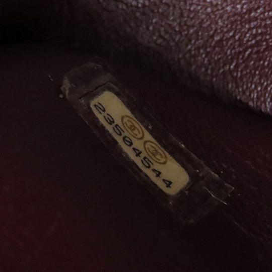 CHANEL Shoulder Bag lambskin Red ChainShoulder COCO Mark Gold Metal Women Used Authentic