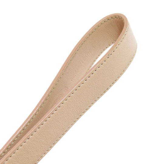 TOD�fS Accessory pouch leather pink logo Women Used Authentic