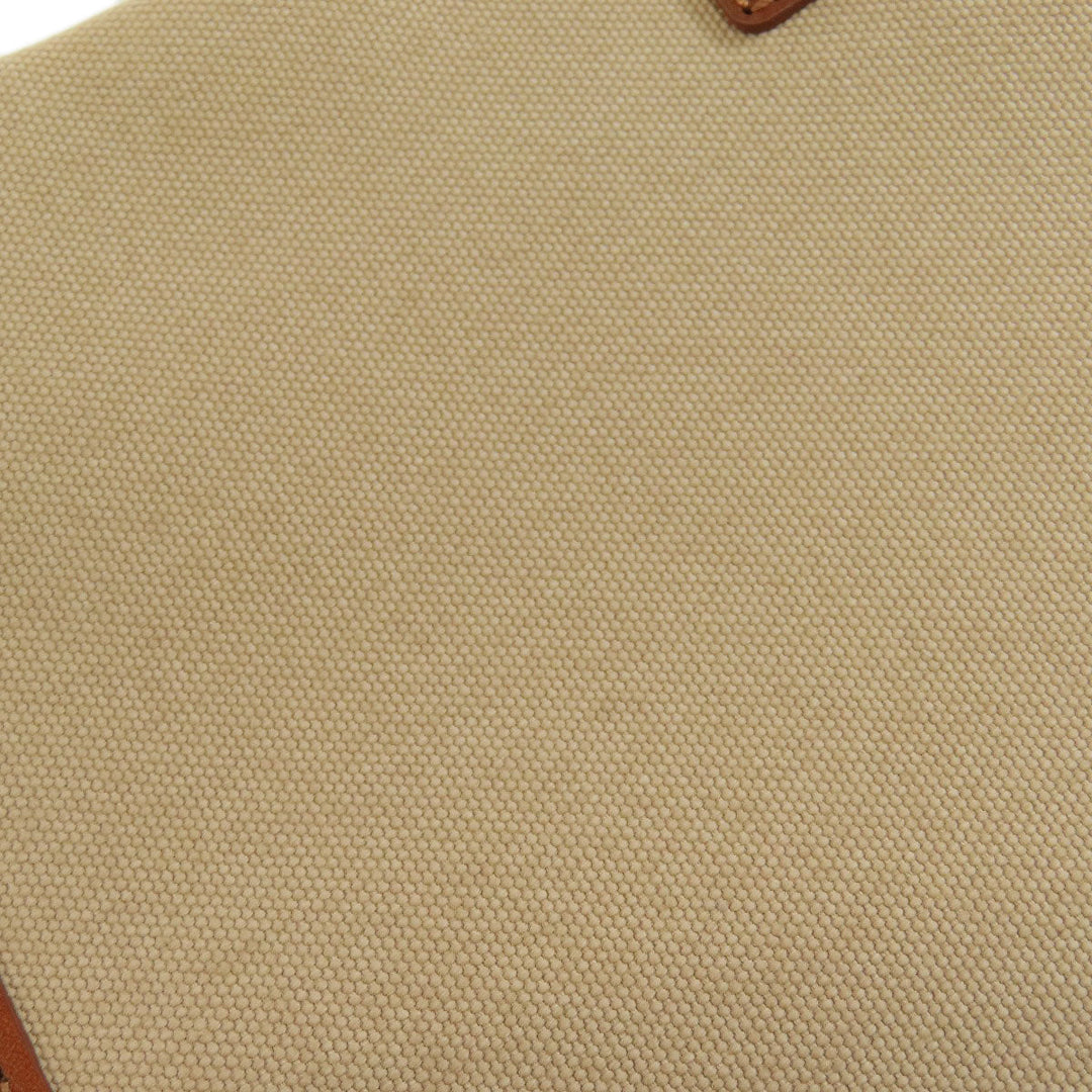 BURBERRY Tote Bag canvas Brown logo Women Used Authentic
