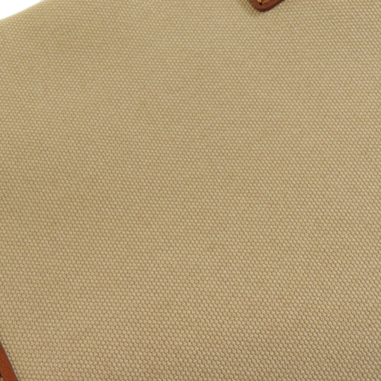BURBERRY Tote Bag canvas Brown logo Women Used Authentic