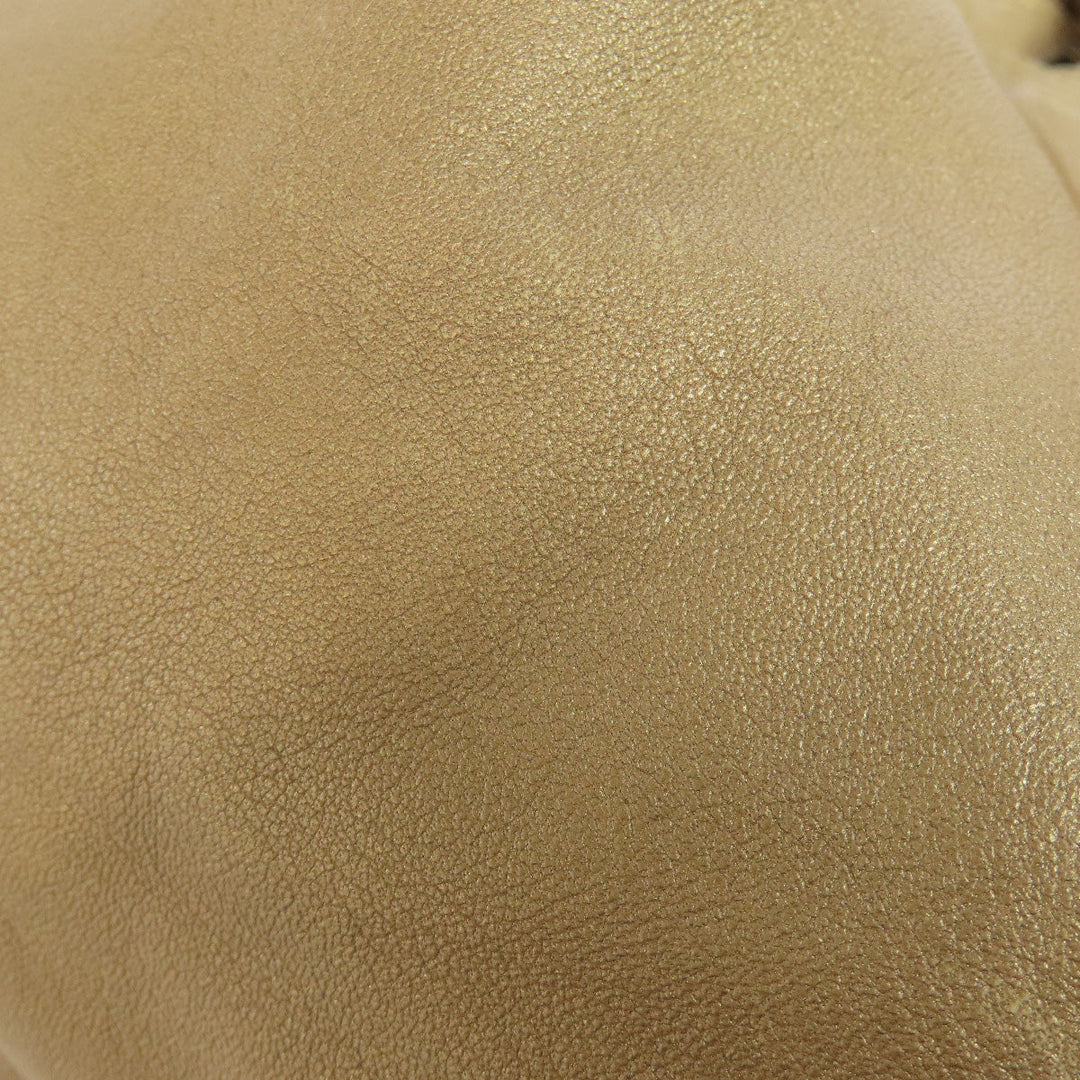 LOEWE Handbag lambskin gold Nappa Aire Women Used Authentic