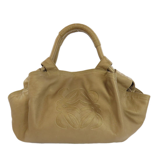 LOEWE Handbag lambskin gold Nappa Aire Women Used Authentic