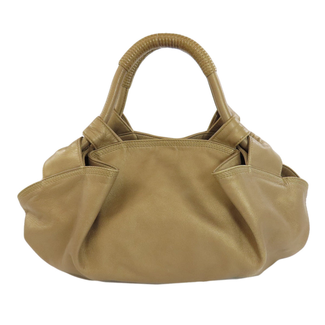 LOEWE Handbag lambskin gold Nappa Aire Women Used Authentic