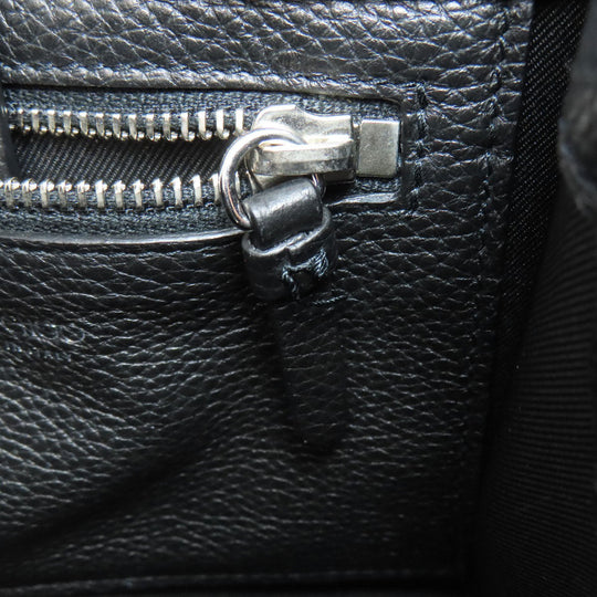 JIMMY CHOO Handbag leather black Star motif studs