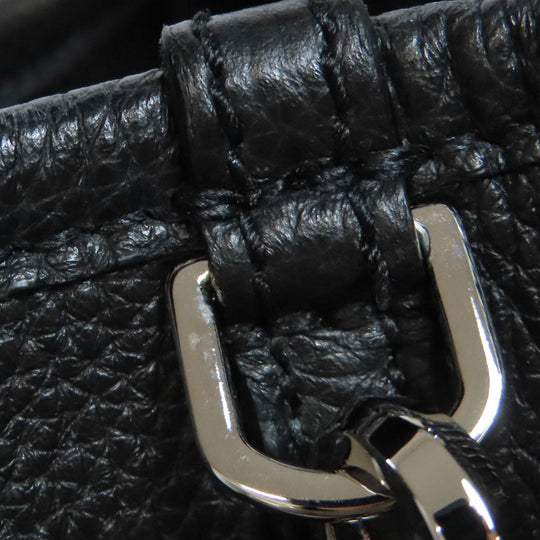 JIMMY CHOO Handbag leather black Star motif studs