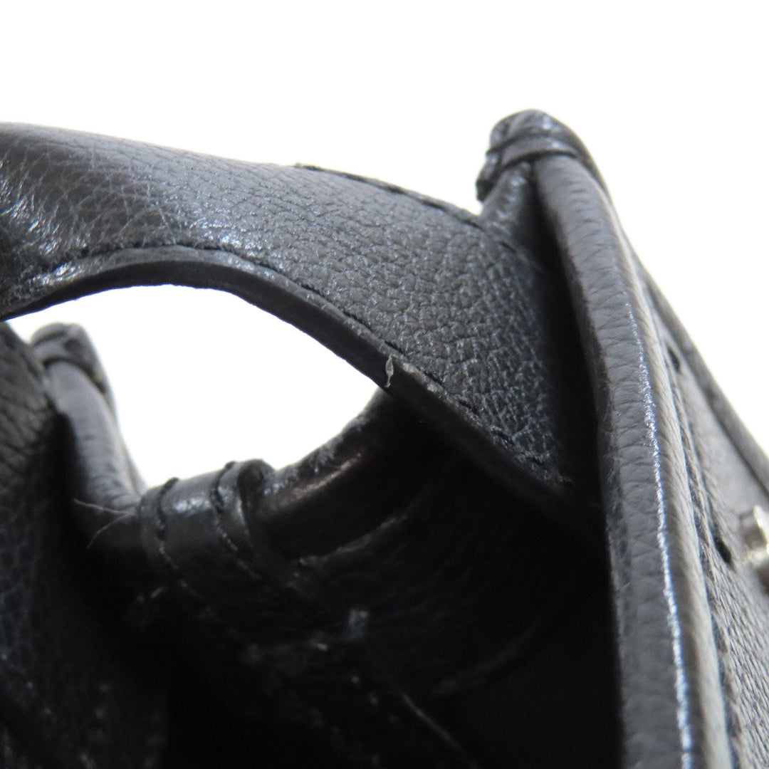 JIMMY CHOO Handbag leather black Star motif studs