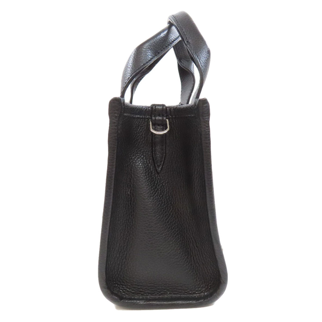JIMMY CHOO Handbag leather black Star motif studs