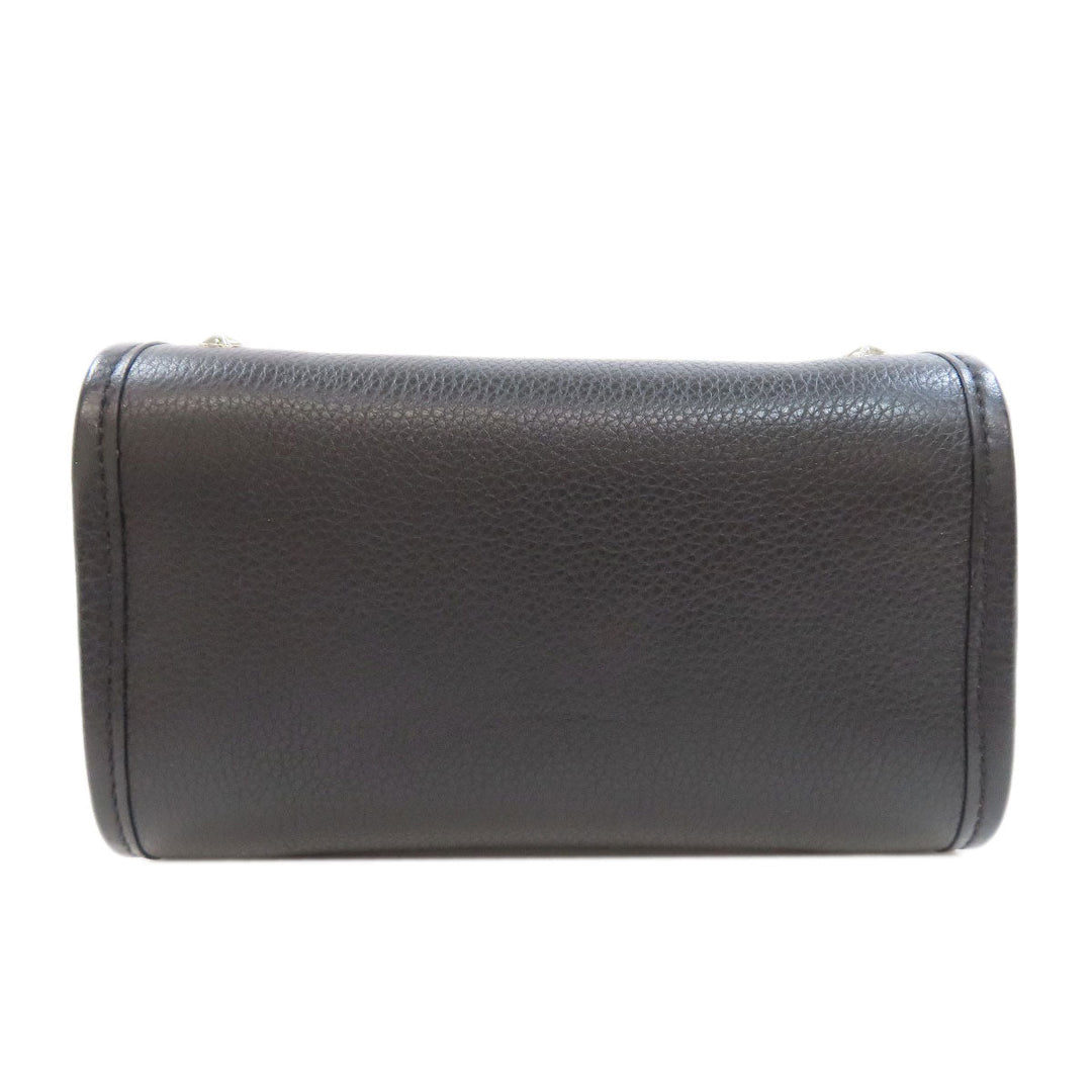 JIMMY CHOO Handbag leather black Star motif studs