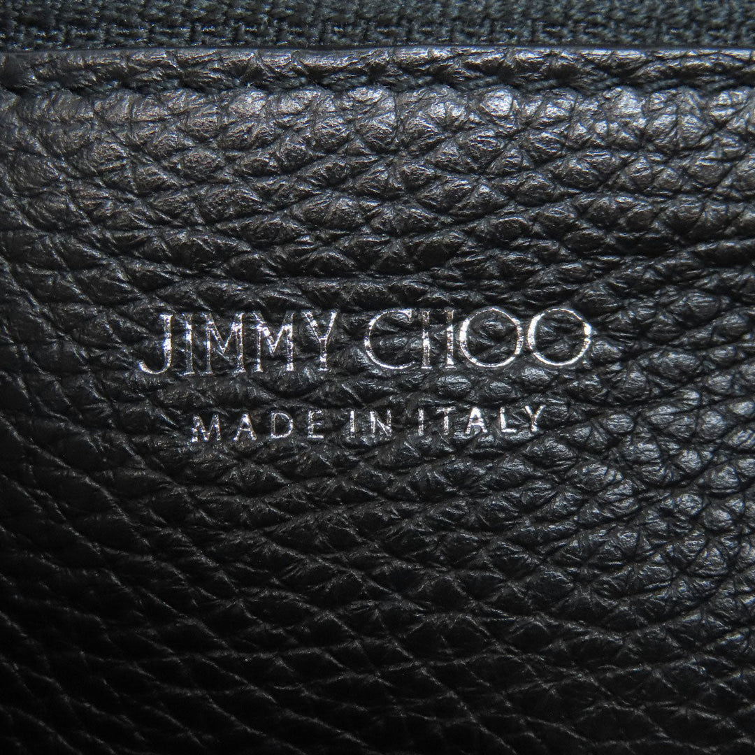 JIMMY CHOO Handbag leather black Star motif studs