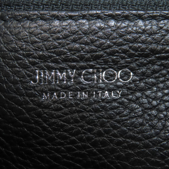 JIMMY CHOO Handbag leather black Star motif studs