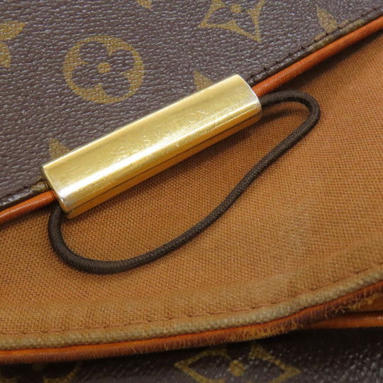 LOUIS VUITTON Shoulder Bag M45257 Monogram canvas Brown Abbesses