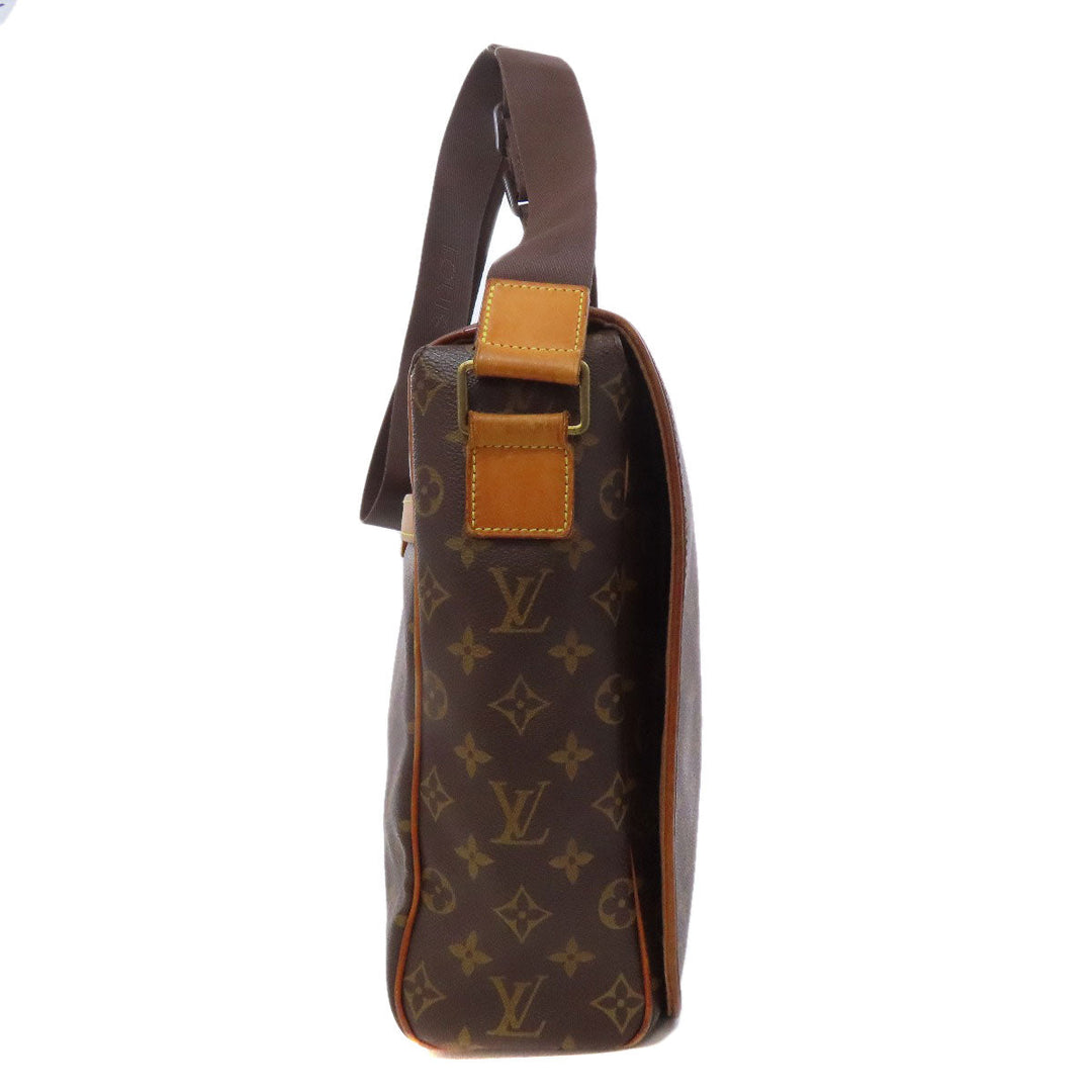 LOUIS VUITTON Shoulder Bag M45257 Monogram canvas Brown Abbesses