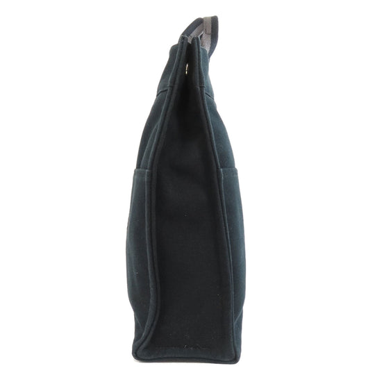 HERMES Handbag canvas black SackFool ToeMM
