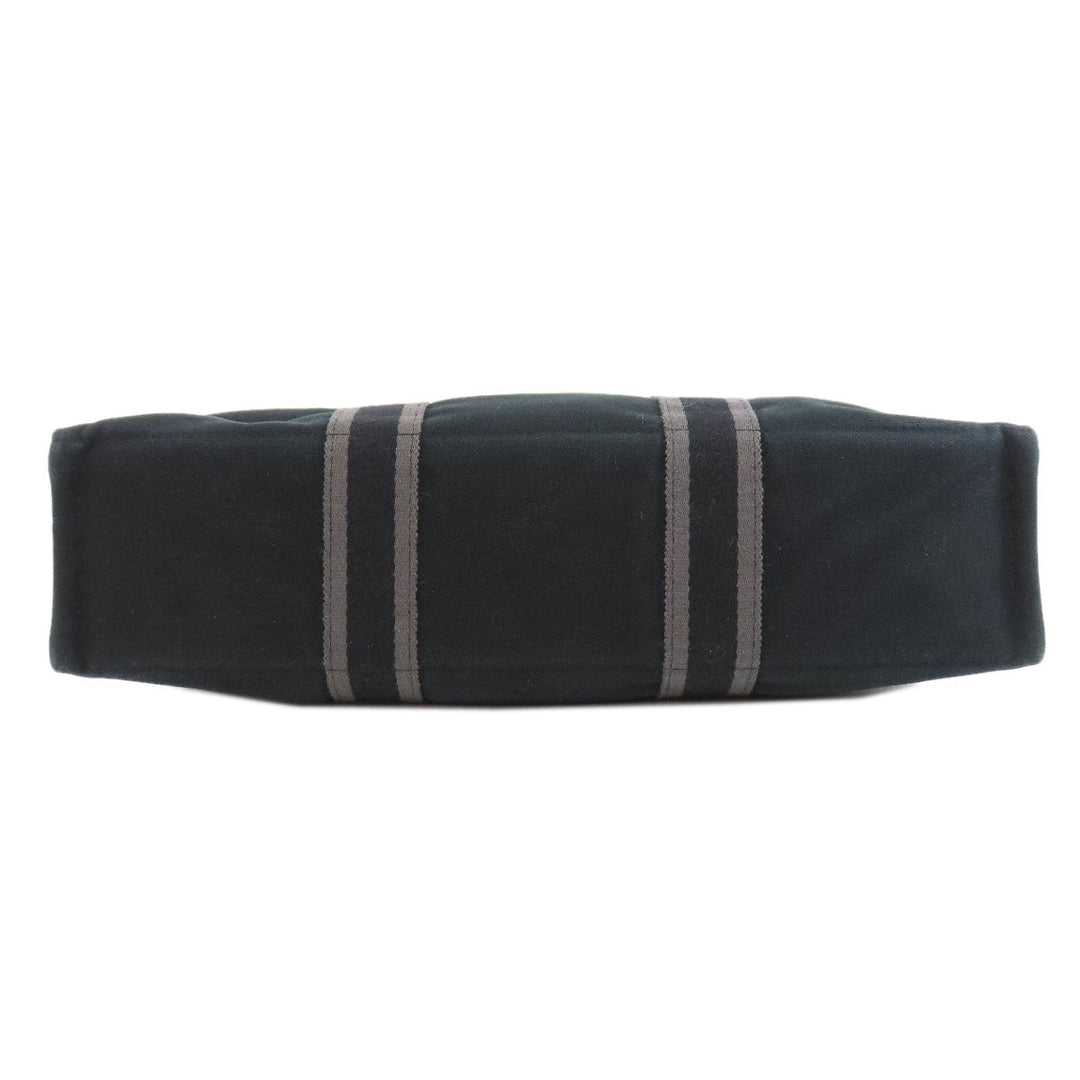 HERMES Handbag canvas black SackFool ToeMM