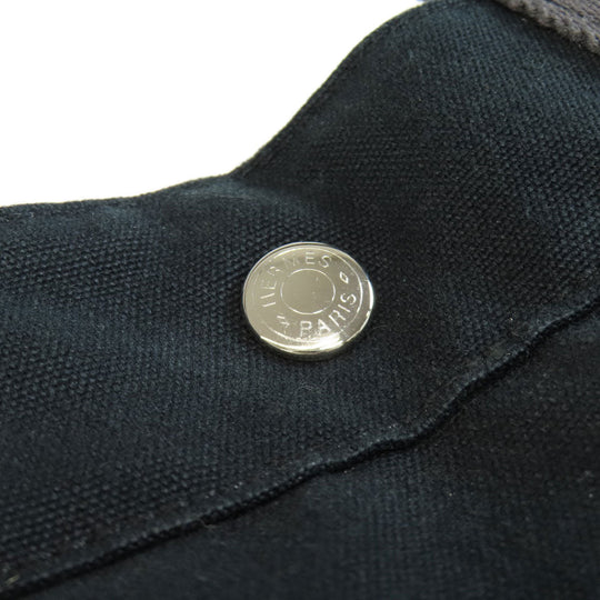 HERMES Handbag canvas black SackFool ToeMM