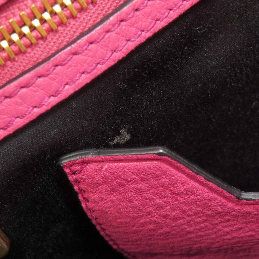 MIUMIU Tote Bag leather pink 2WAY