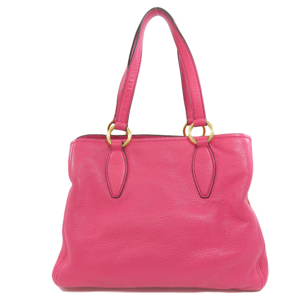 MIUMIU Tote Bag leather pink 2WAY