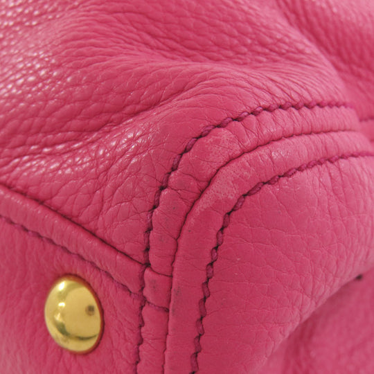MIUMIU Tote Bag leather pink 2WAY