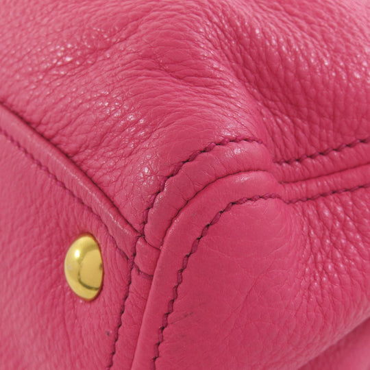 MIUMIU Tote Bag leather pink 2WAY