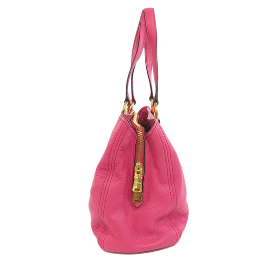 MIUMIU Tote Bag leather pink 2WAY