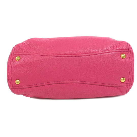 MIUMIU Tote Bag leather pink 2WAY