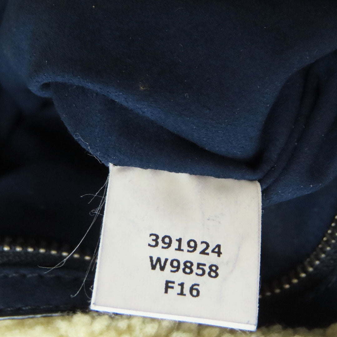 Stella McCartney Handbag denim Navy ChainShoulder Women Used Authentic