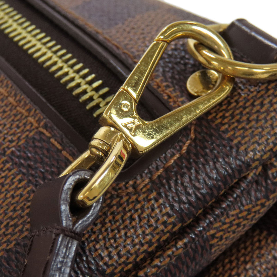 LOUIS VUITTON Shoulder Bag N41257 Damier canvas Brown Hoxton PM Women Used Authentic
