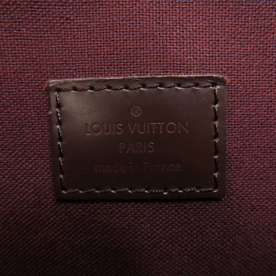 LOUIS VUITTON Shoulder Bag N41257 Damier canvas Brown Hoxton PM Women Used Authentic