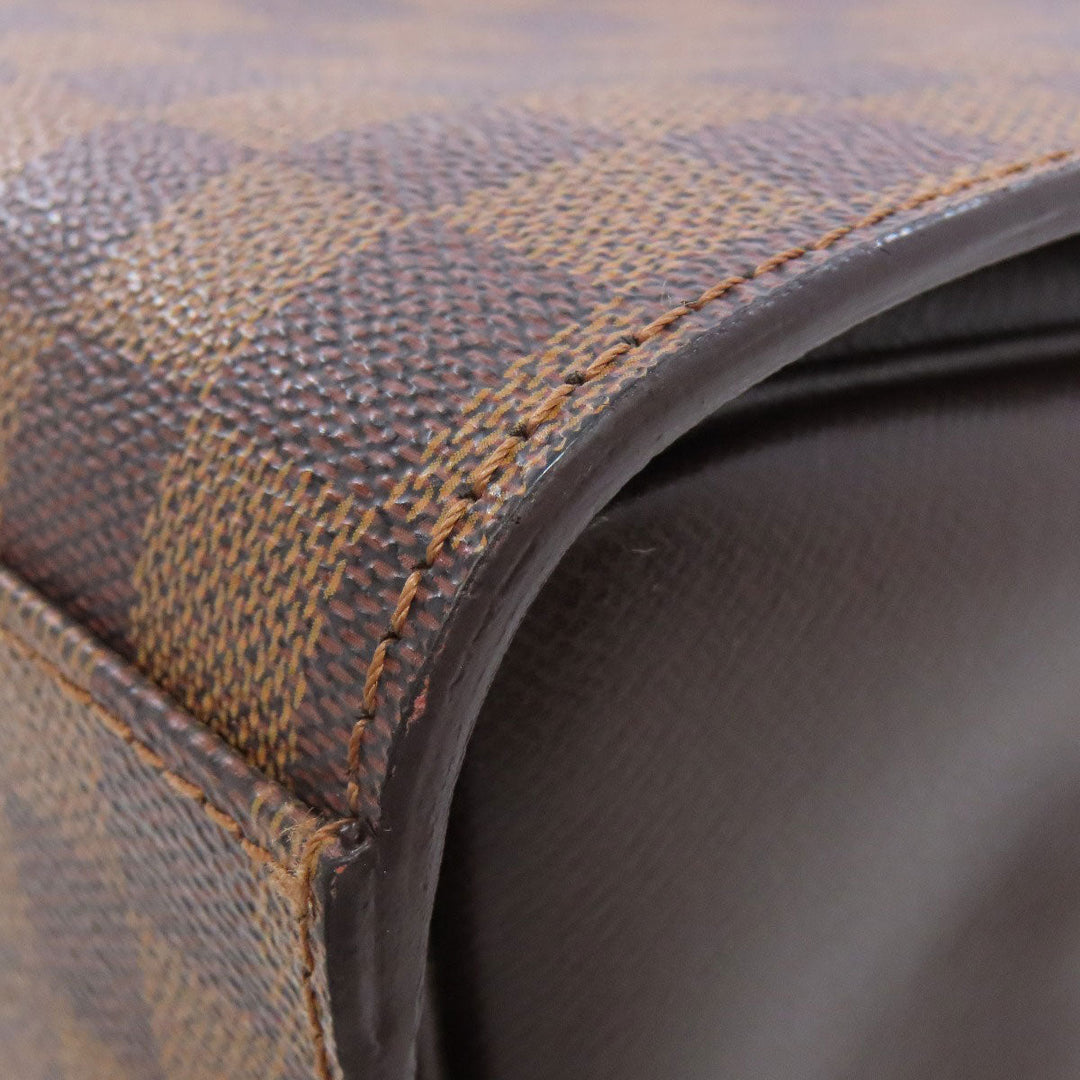LOUIS VUITTON Handbag Damier canvas Brown Triana