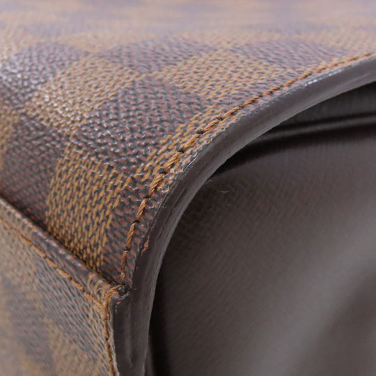 LOUIS VUITTON Handbag Damier canvas Brown Triana