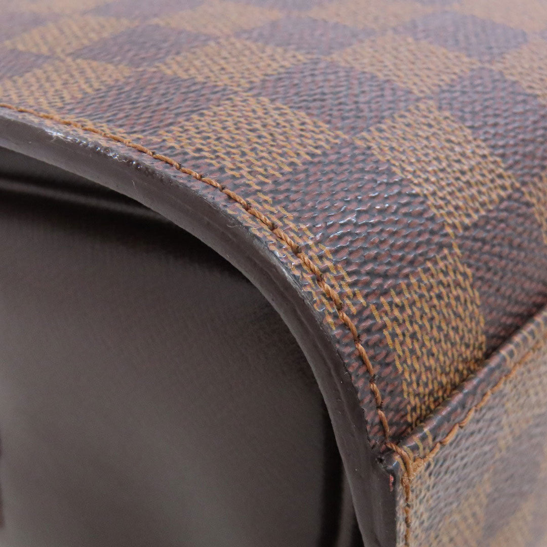 LOUIS VUITTON Handbag Damier canvas Brown Triana
