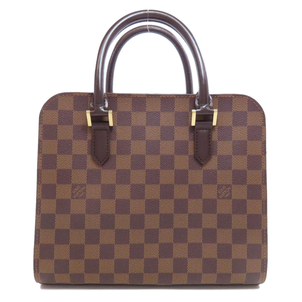 LOUIS VUITTON Handbag Damier canvas Brown Triana