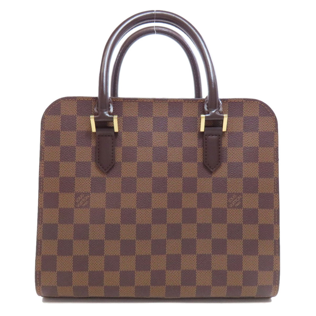 LOUIS VUITTON Handbag Damier canvas Brown Triana