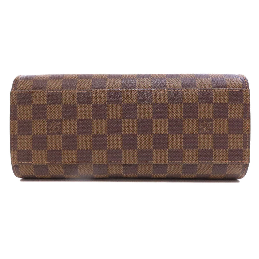 LOUIS VUITTON Handbag Damier canvas Brown Triana