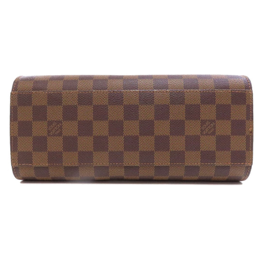 LOUIS VUITTON Handbag Damier canvas Brown Triana