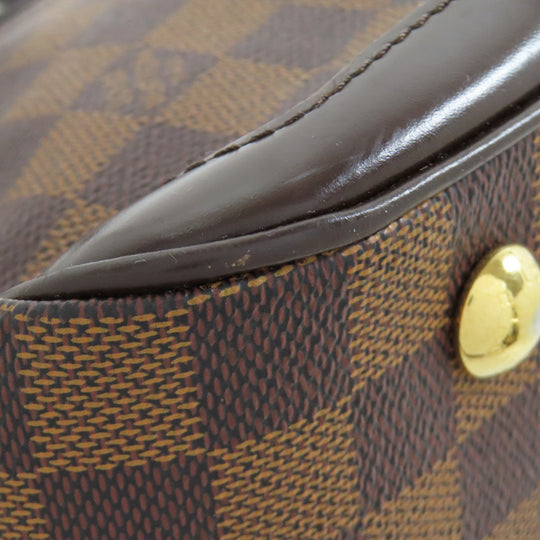 LOUIS VUITTON Handbag N41117 Damier canvas Brown Verona PM Women Used Authentic