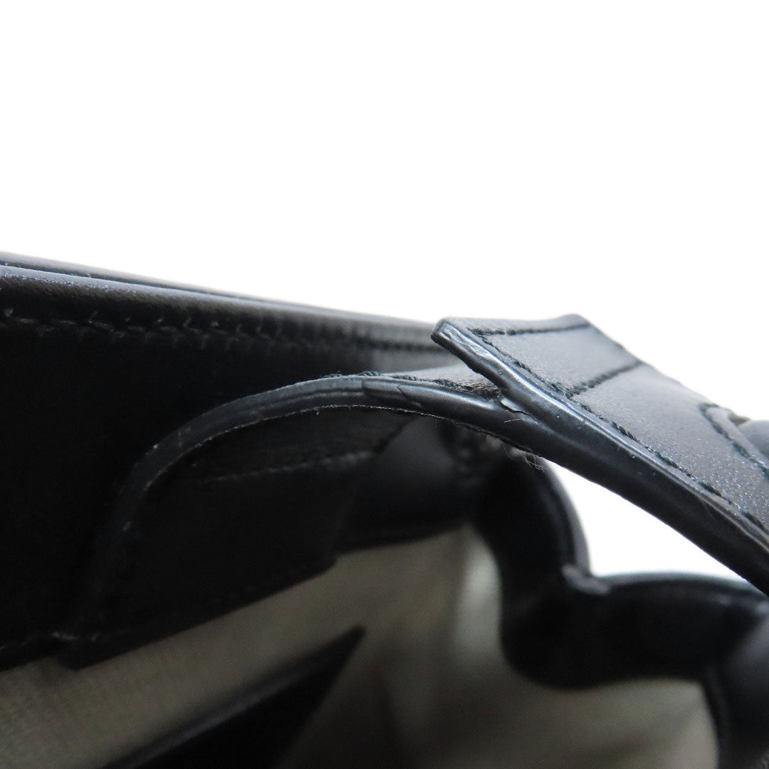 GUCCI Handbag 696010 Calfskin black GG embossed 2WAY