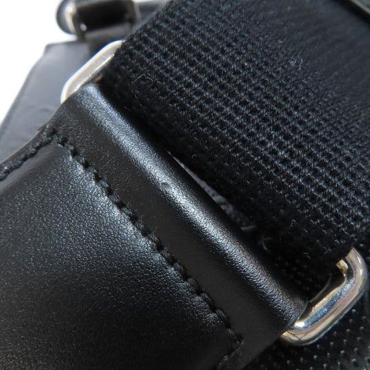 GUCCI Handbag 696010 Calfskin black GG embossed 2WAY