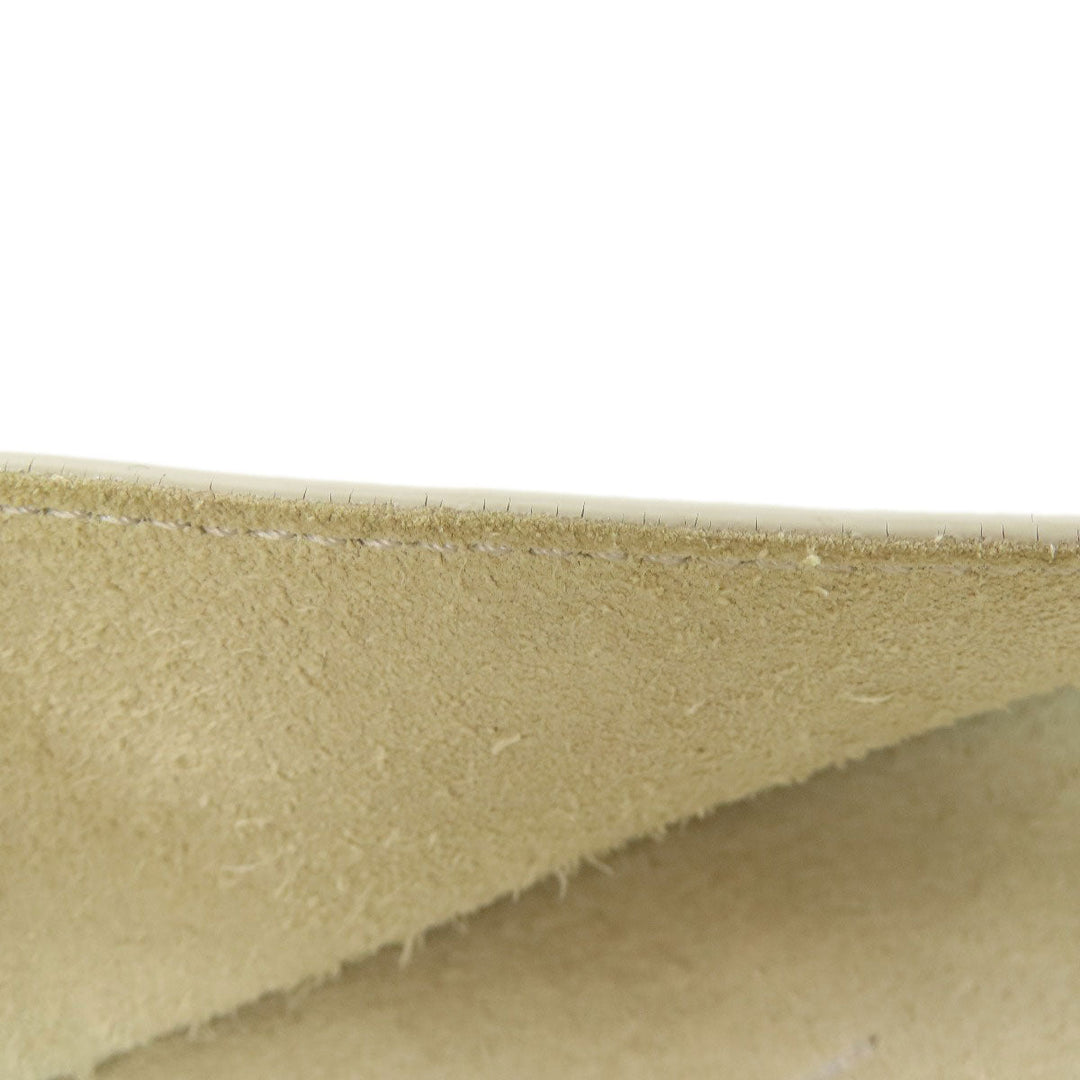 CELINE Tote Bag Calfskin white Big Bag Bucket Women Used Authentic