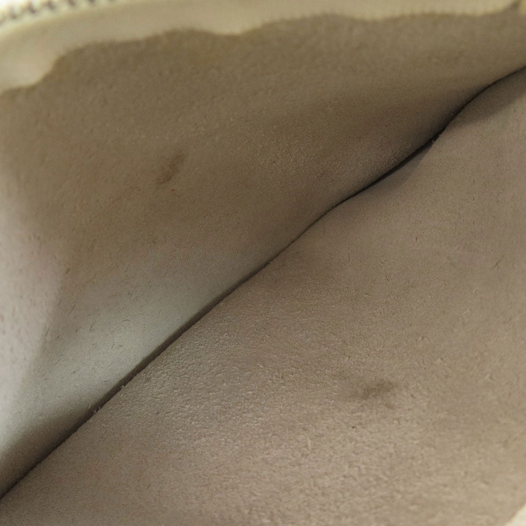 CELINE Tote Bag Calfskin white Big Bag Bucket Women Used Authentic