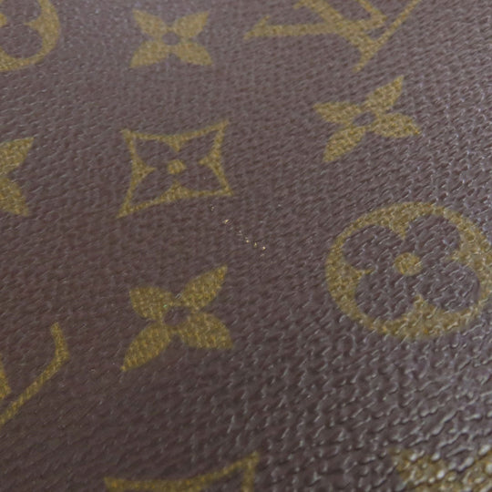 LOUIS VUITTON Handbag M47270 Monogram canvas Brown Deauville Women Used Authentic