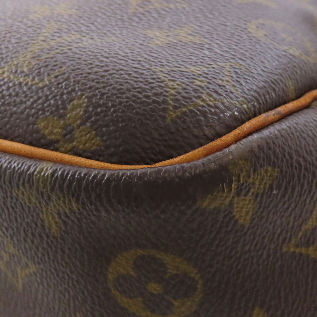 LOUIS VUITTON Handbag M47270 Monogram canvas Brown Deauville Women Used Authentic