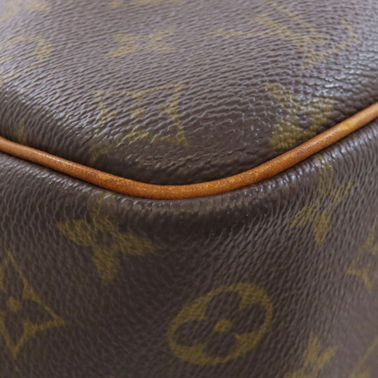 LOUIS VUITTON Handbag M47270 Monogram canvas Brown Deauville Women Used Authentic