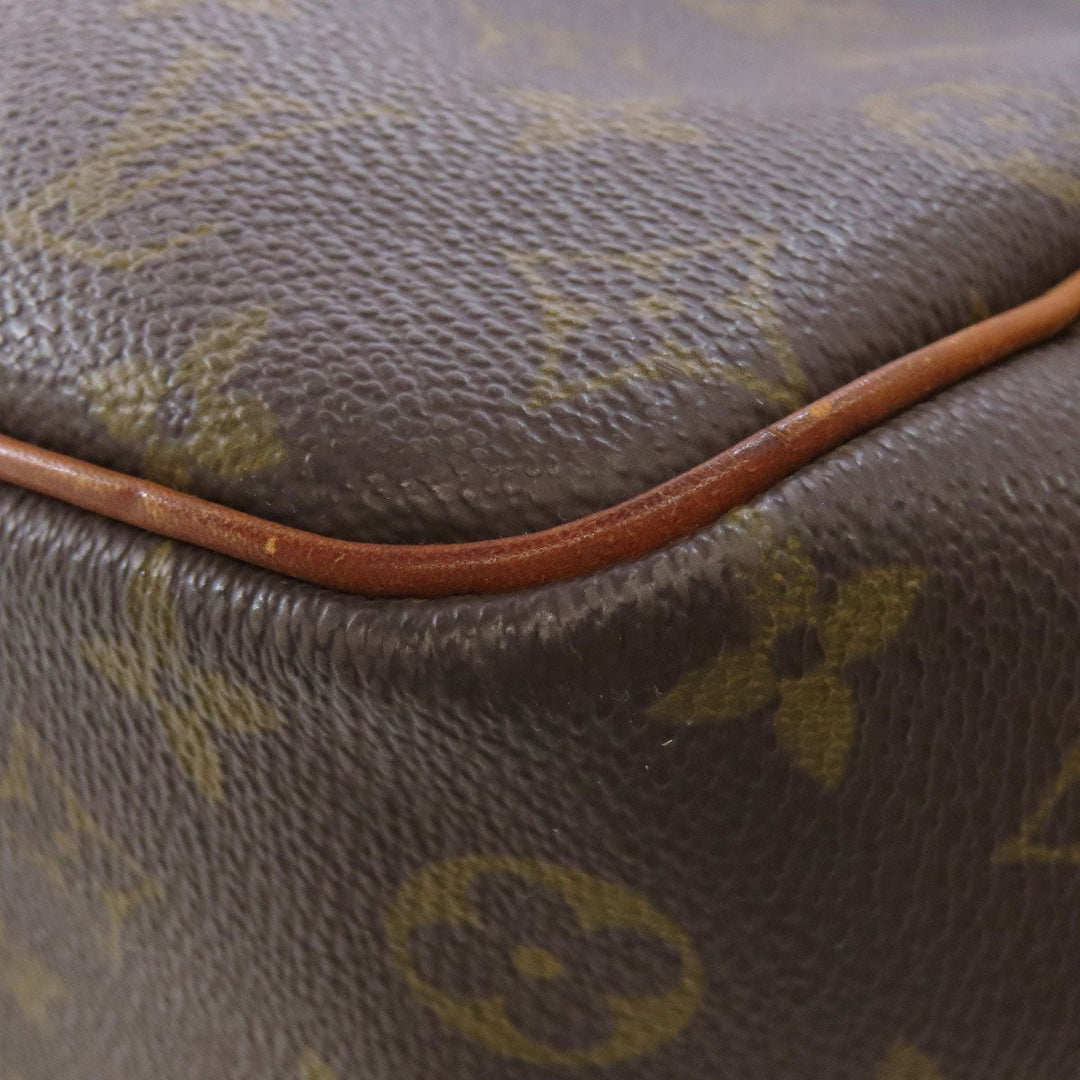 LOUIS VUITTON Handbag M47270 Monogram canvas Brown Deauville Women Used Authentic