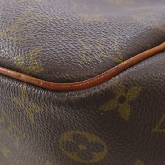 LOUIS VUITTON Handbag M47270 Monogram canvas Brown Deauville Women Used Authentic
