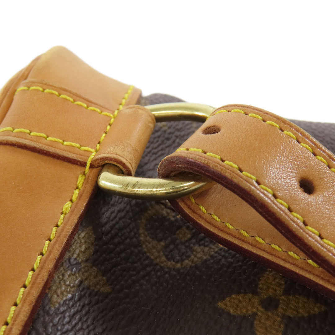LOUIS VUITTON Backpack M51136 Monogram canvas Brown MontsourisMedium Women Used Authentic