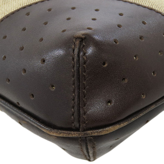 GUCCI Handbag 114875 canvas Brown Sherry Line Interlocking G Women Used Authentic